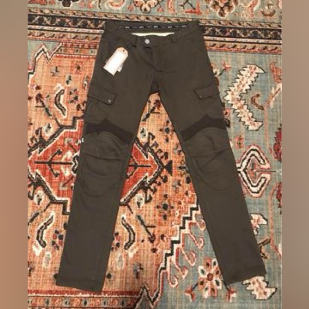 UglyBros MOTORPOOL-K OLIVE armored pants, size 34” motorcycle
